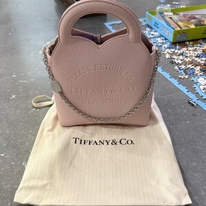 Tiffany & Co. Blush Pink Mini Bag with Silver Chain